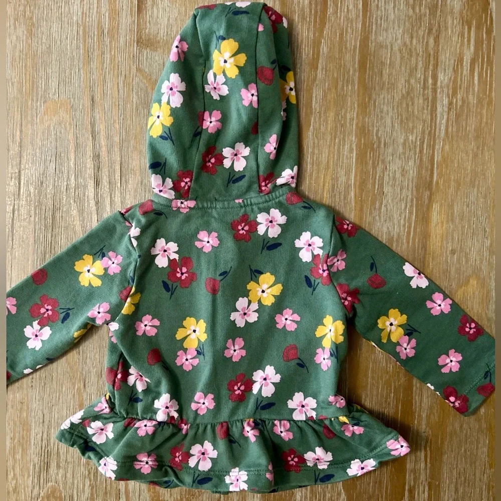Carter’s Floral Zip-Up Hoodie